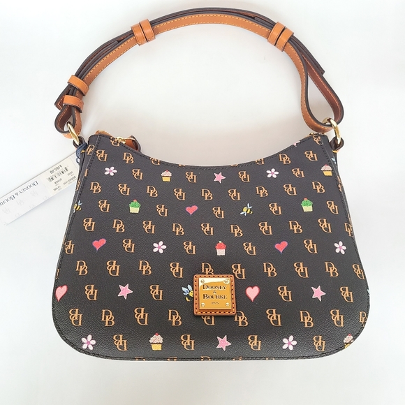 Dooney & Bourke Handbags - New Dooney Brown T'Moro Novelty Gretta Sm KILEY